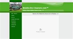 Desktop Screenshot of mobile-dry-cleaners.com
