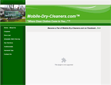 Tablet Screenshot of mobile-dry-cleaners.com